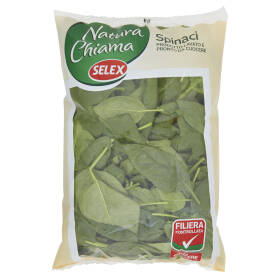 Selex Natura Chiama Spinaci Lavati e Pronti da Cuocere 500 g