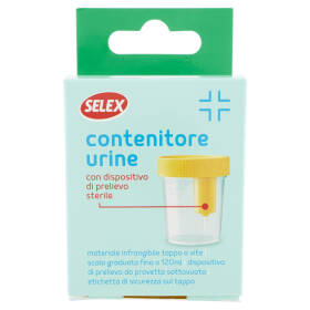 Selex Contenitore Sterile per Urine con Dispositivo di Prelievo Sterile