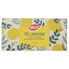 Selex The Nero Aromatizzato al Limone 25 Filtri 50 g