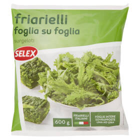 Selex Friarielli Foglia su Foglia Surgelati 600 g