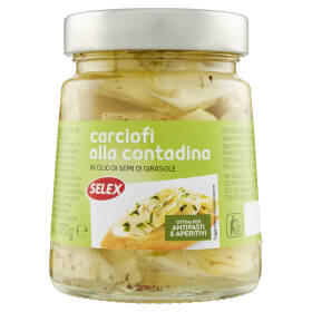 Selex Carciofi alla Contadina in Olio di Semi di Girasole 280 g