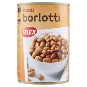 Selex Fagioli Borlotti Lessati 400 g