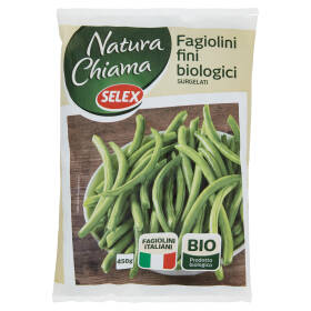 Selex Natura Chiama Fagiolini Fini Biologici Surgelati 450 g