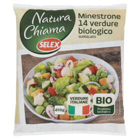Selex Natura Chiama Minestrone 14 Verdure Biologico Surgelato 450 g