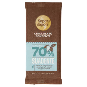 Selex Saper di Sapori Cioccolato Fondente Trinitario Cacao 70% Suadente 70 g
