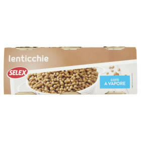 Selex Lenticchie Cotte a Vapore 3x150 g
