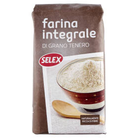 Selex Farina Integrale di Grano Tenero 1 kg