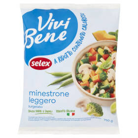 Selex Vivi Bene Minestrone di Verdure Leggero Surgelato 750 g