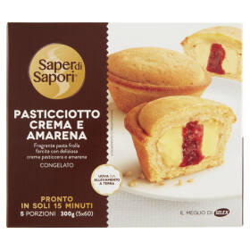 Selex Saper di Sapori Pasticciotto Crema e Amarena Congelato 5x60 g