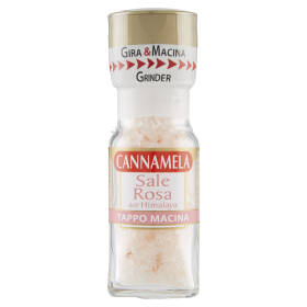 Cannamela Sale Rosa dell'Himalaya Tappo Macina 60 g