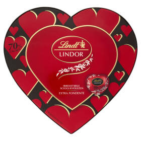 Lindt Lindor scatola cuore fondente 70% cacao 96 g