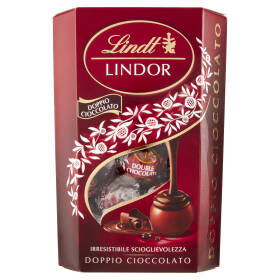 Lindt Cioccolatini Lindor Doppio Cioccolato Scatola 200 g