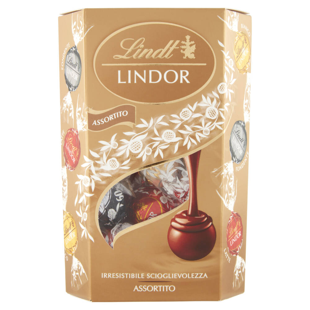 Scatola a cuore con cioccolatini Lindor Fondenti 70% cacao 96 g Lindt
