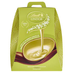 Lindt Lindor Uova di cioccolato Pasqua Cioccolato e pistacchio doppio strato 360 g
