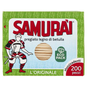 Samurài l'Originale stuzzicadenti 200 pz