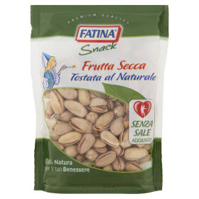 Fatina Snack Frutta Secca Tostata al Naturale Pistacchi Tostati Senza Sale 150 g