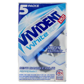 Vivident Xylit White Peppermint 5 Packs 67,5 g