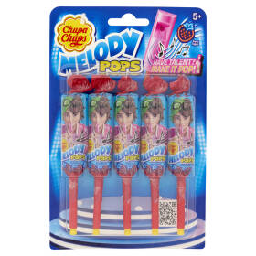 Chupa Chups Melody Pops Aroma Fragola 5 x 15 g