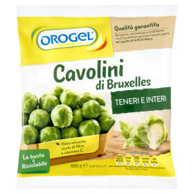 Orogel Cavolini di Bruxelles Teneri e Interi Surgelati 450 g