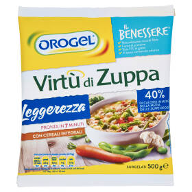 Orogel Il Benessere Virtù di Zuppa Leggerezza Surgelati 500 g