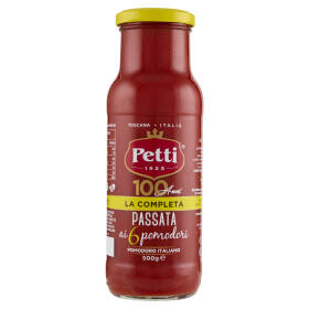 Petti "La Completa" - Passata ai 6 pomodori- Pomodoro Italiano 500 g
