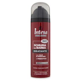 Intesa Pour Homme Schiuma da Barba Idratante con Olio di Avocado e Prebiotico 300 mL