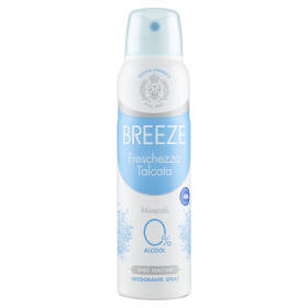 Breeze Freschezza Talcata Minerals 0% Alcool Deodorante Spray 150 mL