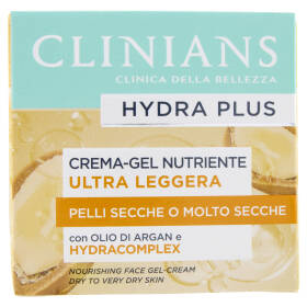 Clinians Hydra Plus Crema-Gel Nutriente Ultra Leggera Pelli Secche o Molto Secche 50 mL