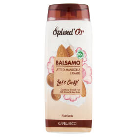 Splend'Or Balsamo Latte di Mandorla e Karité Let's Curly! Nutriente 300 mL