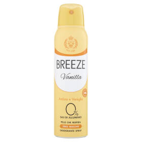 Breeze Vanilla Ambra e Vaniglia Deodorante Spray 150 mL