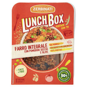 Zerbinati Lunch Box Farro Integrale con Pomodori Secchi e Olive 200 g