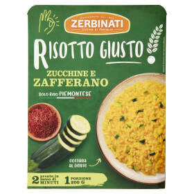 Zerbinati Risotto Giusto! Zucchine e Zafferano 200 g