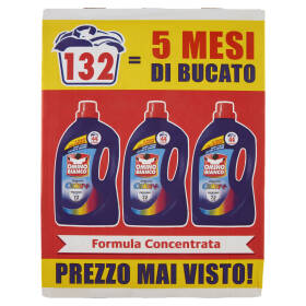 Omino Bianco Detersivo Lavatrice Liquido Color+ 3 x 44 Lavaggi 3 x 1760 ml