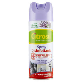 Citrosil Home Protection Spray Disinfettante con vere essenze di lavanda 300 ml