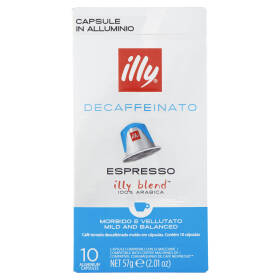 illy Decaffeinato Espresso 10 Capsule Compatibili con le Macchine Nespresso* 57 g
