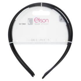 elison Hair Stlylist Cerchietto Black 2 pz
