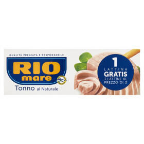 Rio mare Tonno al Naturale 3 x 80 g