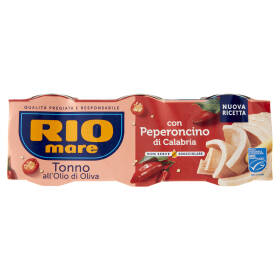 Rio mare Tonno all'Olio di Oliva con Peperoncino di Calabria 3 x 65 g
