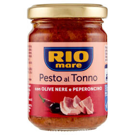 Rio mare Pesto al Tonno con Olive Nere e Peperoncino 130 g
