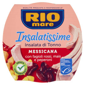 Rio mare Insalatissime Insalata di Tonno Messicana con fagioli rossi, mais e peperoni 160 g