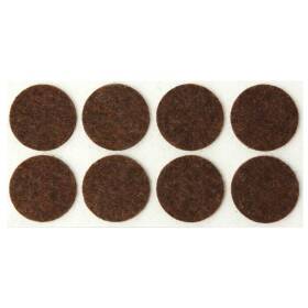 Feltrini adesivi color noce 8pz