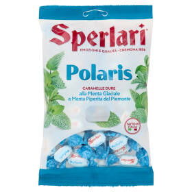 Sperlari Polaris Caramelle Dure alla Menta Glaciale e Menta Piperita del Piemonte 200 g