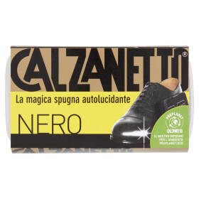 Calzanetto la magica spugna autolucidante Nero