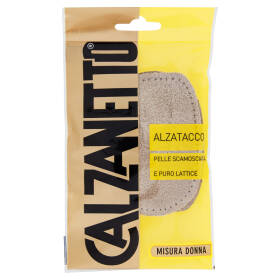 Calzanetto Alzatacco Pelle Scamosciata e Puro Lattice Misura Donna