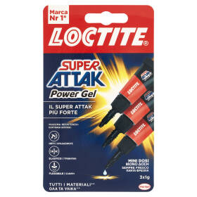 LOCTITE Super Attak MiniTrio Power Flex 3 x 1 g