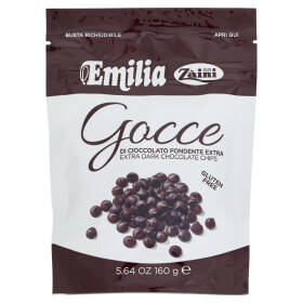 Zàini Emilia Gocce di Cioccolato Fondente Extra 160 g