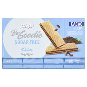 Lago Be-Goodie Sugar Free Poker Cacao 4 x 45 g