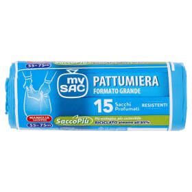 my Sac Pattumiera Formato Grande 55x75cm Sacchi Profumati 15 pz