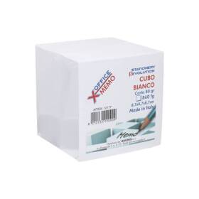 Cubo post it memo notes bianco xoffice 87x87mm 860fg