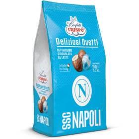 Crispo ovetti ssc napoli di finissimo cioccolato al latte 150 g